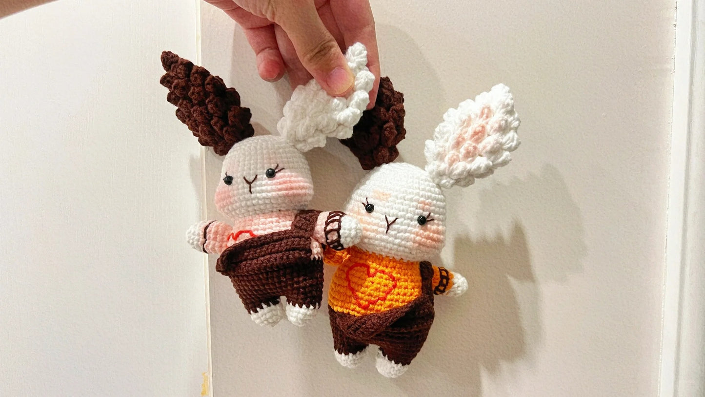 Popcorn Rabbit Crochet Pattern