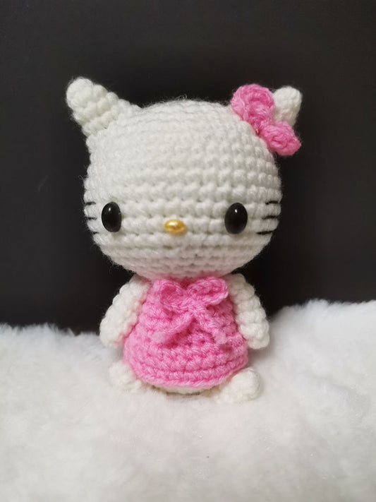 Crochet Charmmy Kitty Keychain
