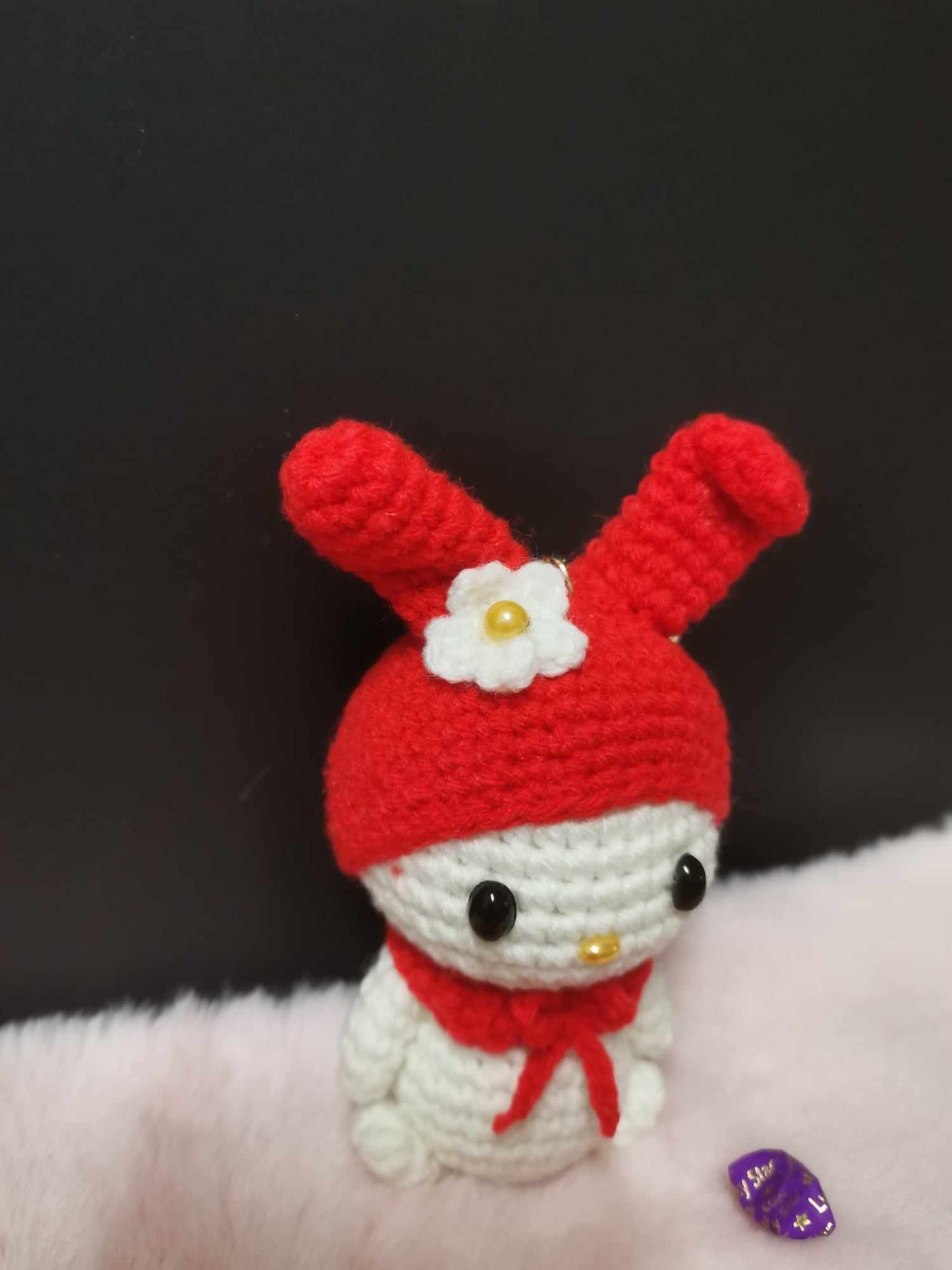 Crochet My Melody Keychain