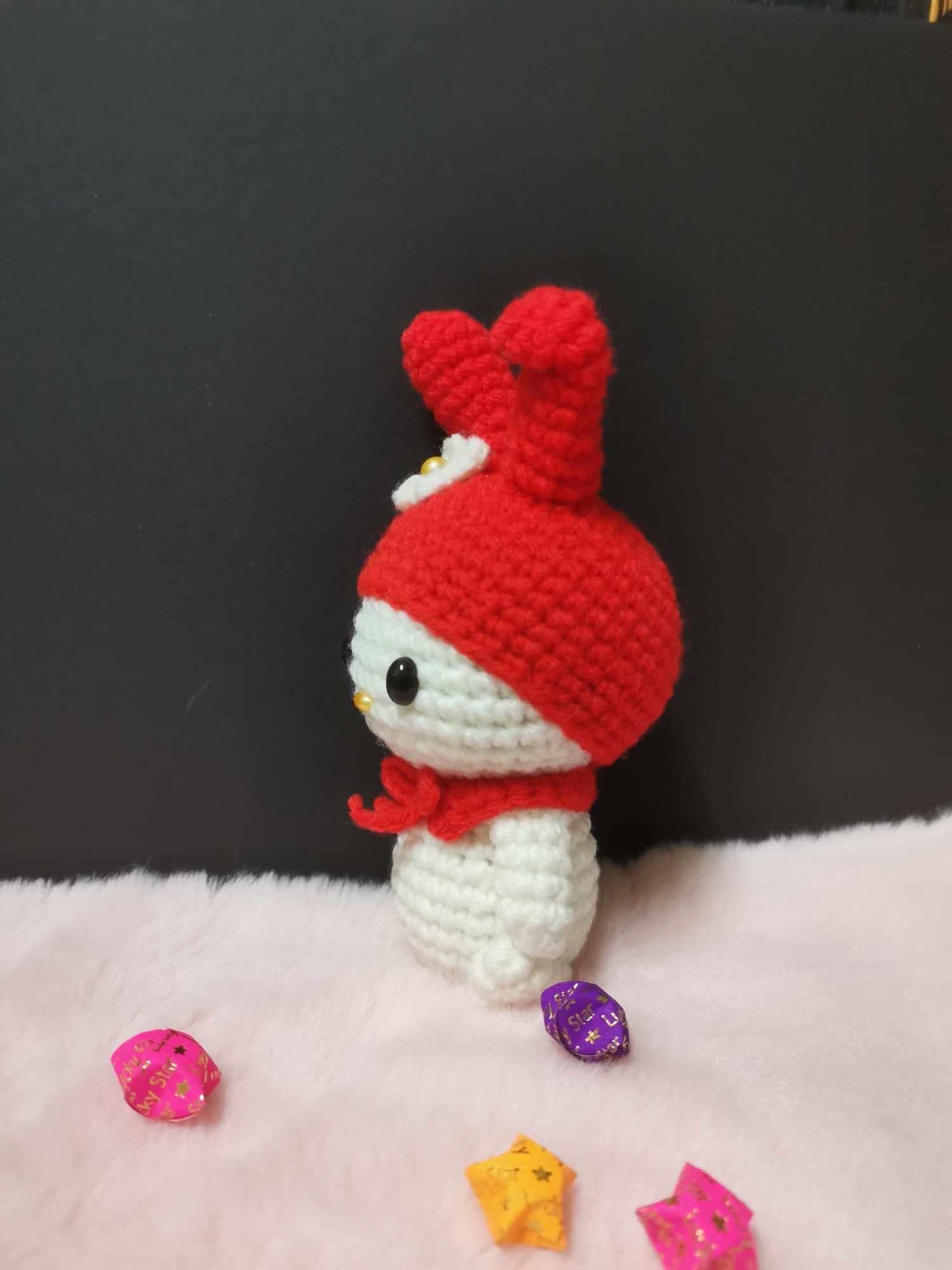 Crochet My Melody Keychain