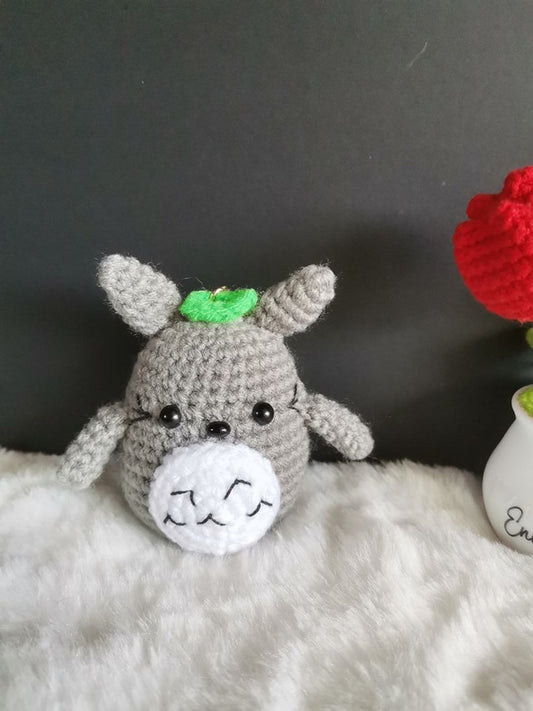 Crochet Totoro Keychain