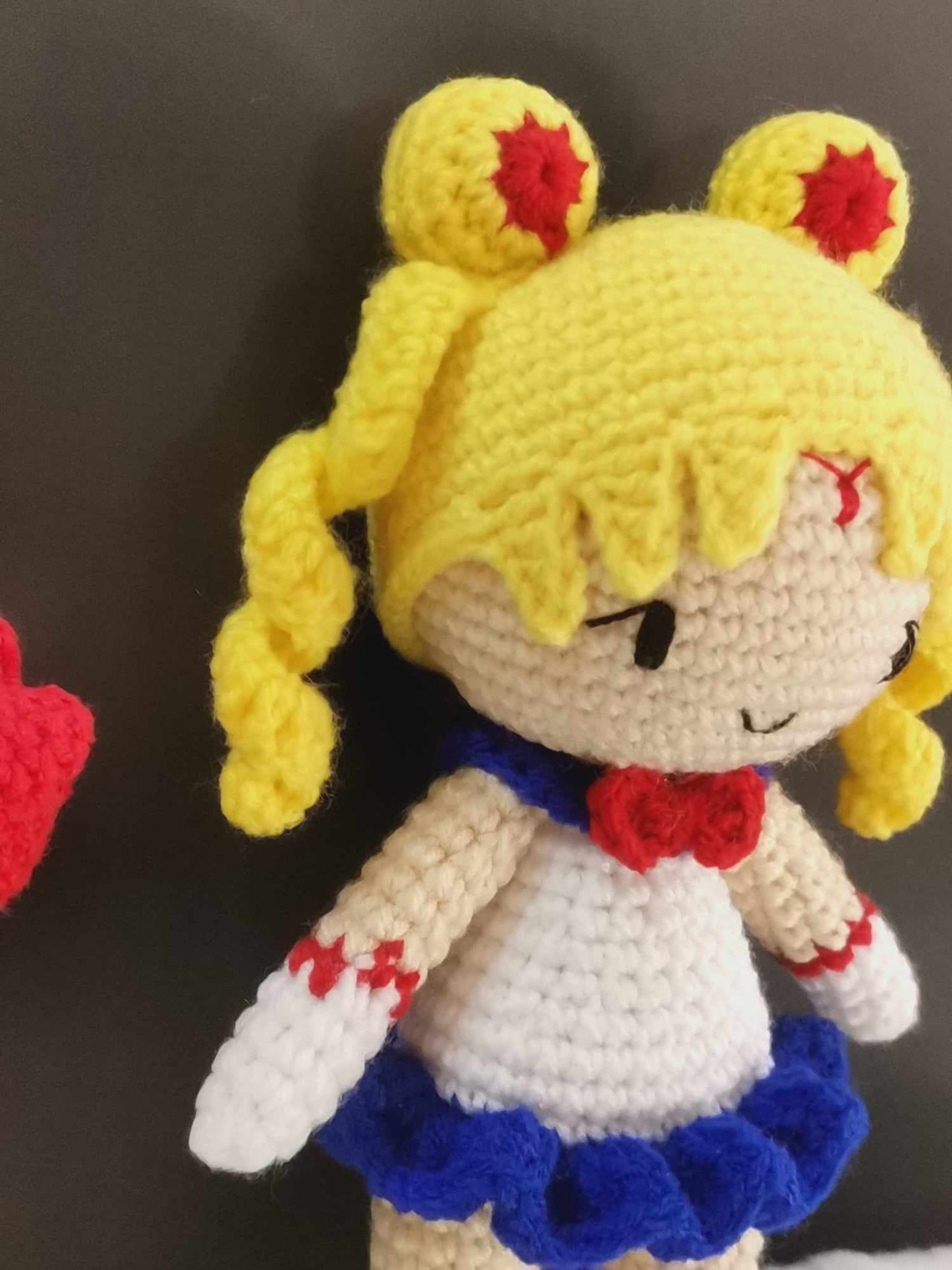 Crochet Sailor Moon Keychain