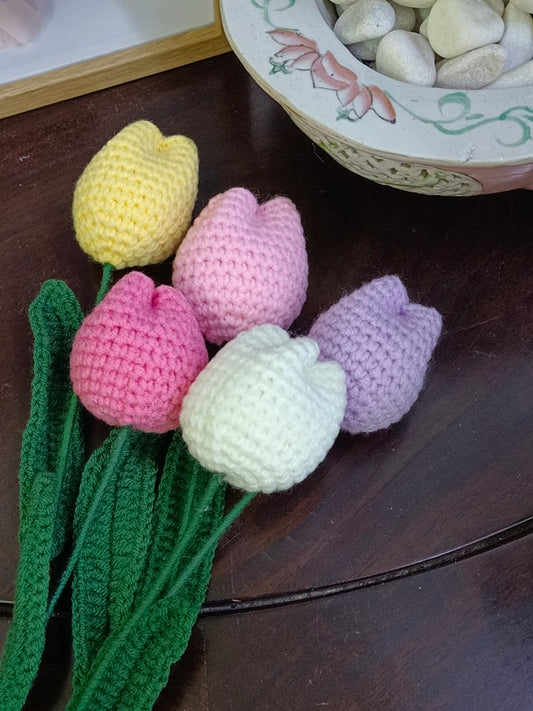 Crochet Tulip Flower, Crochet Flower