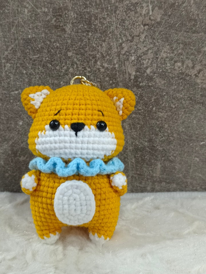 Small Standing Dog Keychain