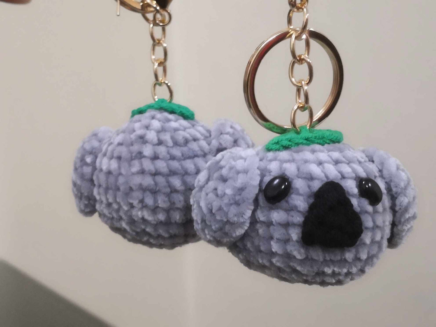 Cuddly Crochet Koala Bear Keychain