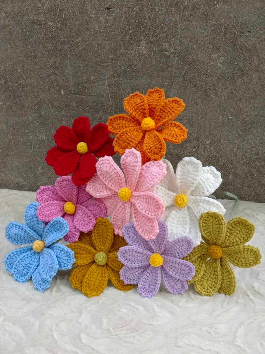 Crochet Gesang Flower, Gesang Flower Decoration, Crochet Flower
