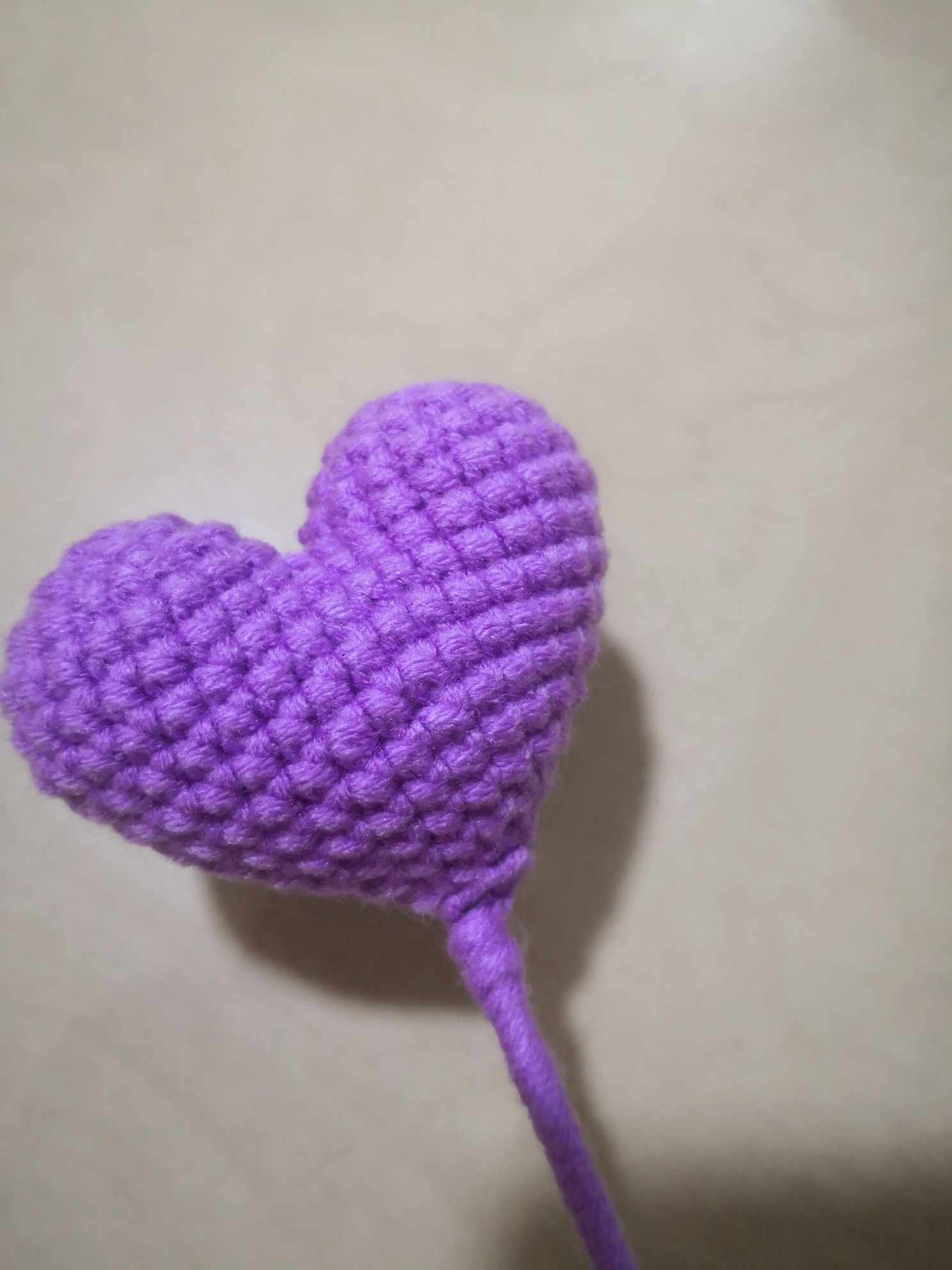 Crochet Heart Shaped Love Stick