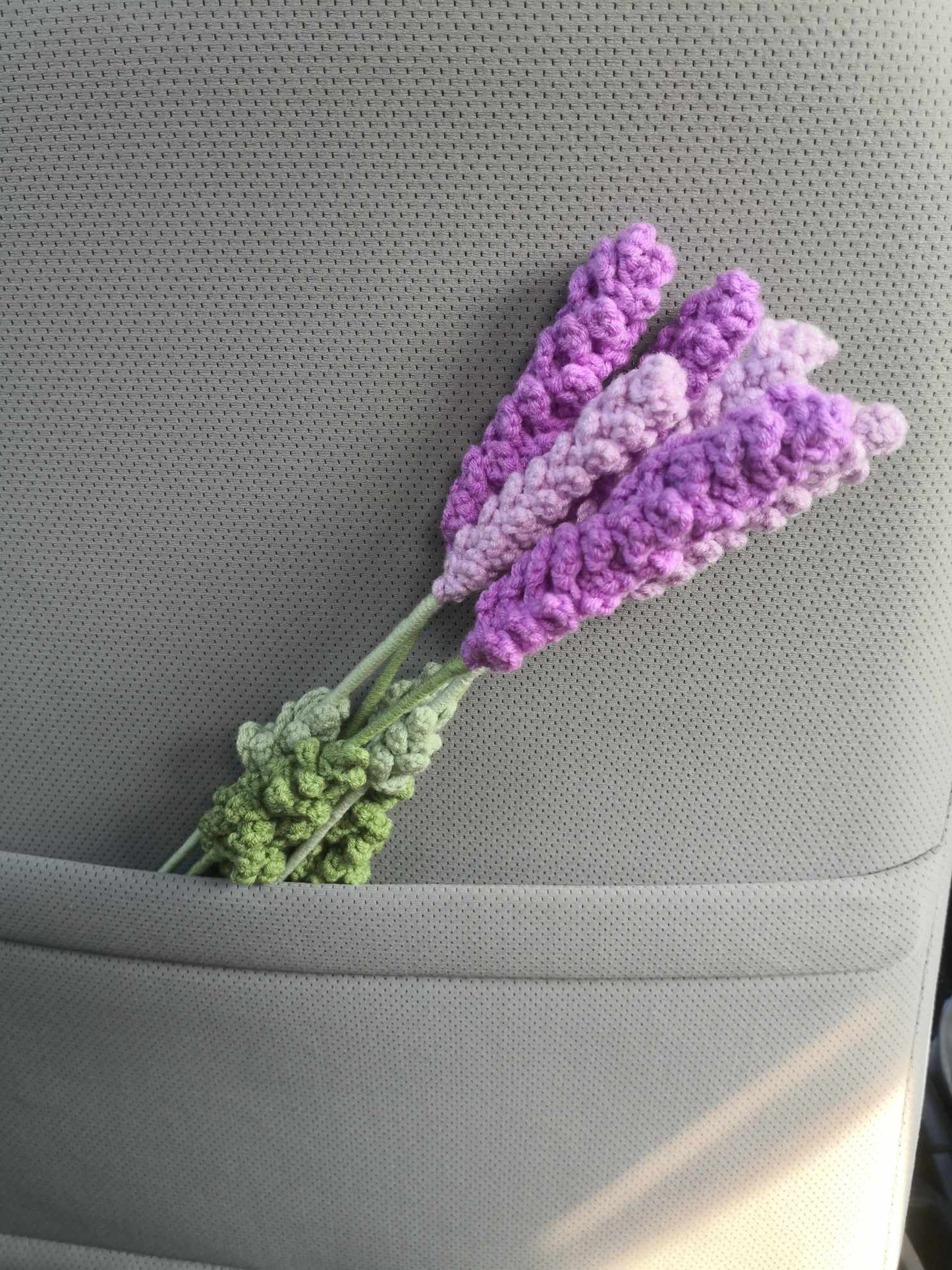 Crochet Lavender Flower