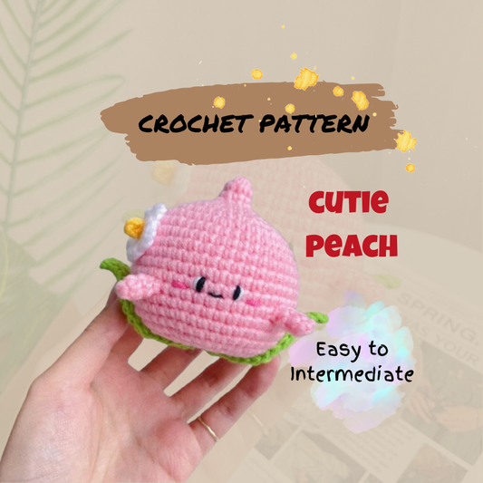 Cutie Peach Crochet Pattern