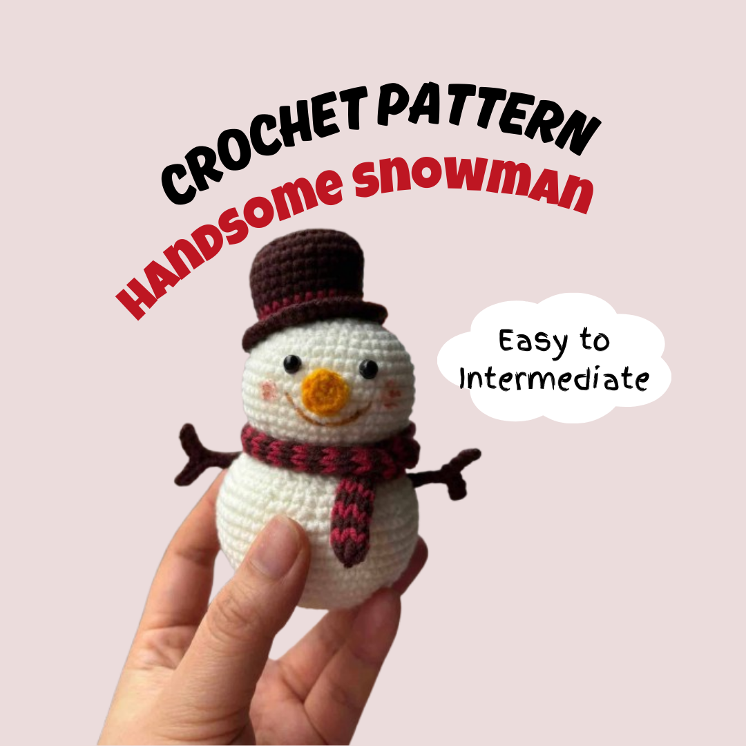 Handsome Snowman Crochet Pattern