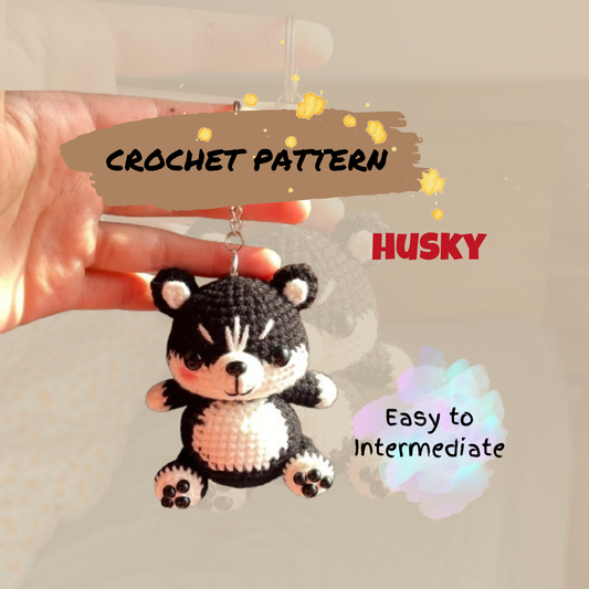 Husky Dog Crochet Pattern