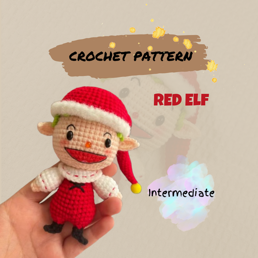 Red Elf Crochet Pattern