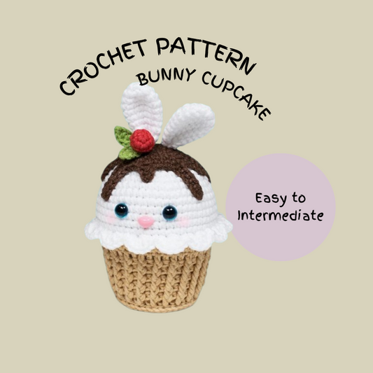 Bunny Cupcake Crochet Pattern