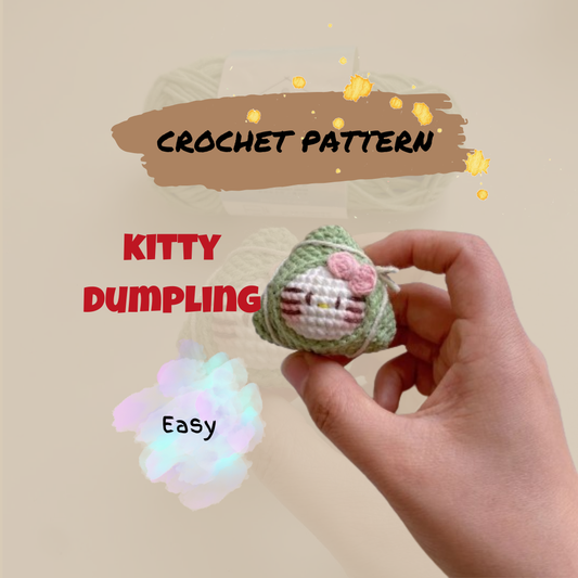 Mini Kitty Dumpling Crochet Pattern