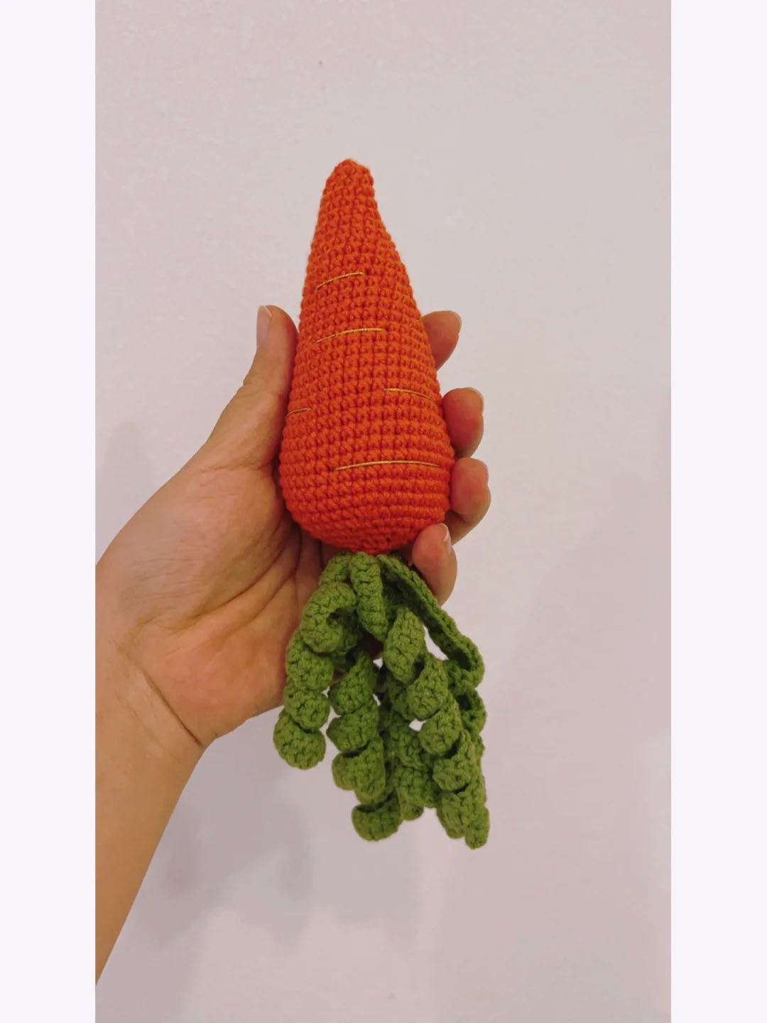 Carrot Crochet Pattern (No Sew)