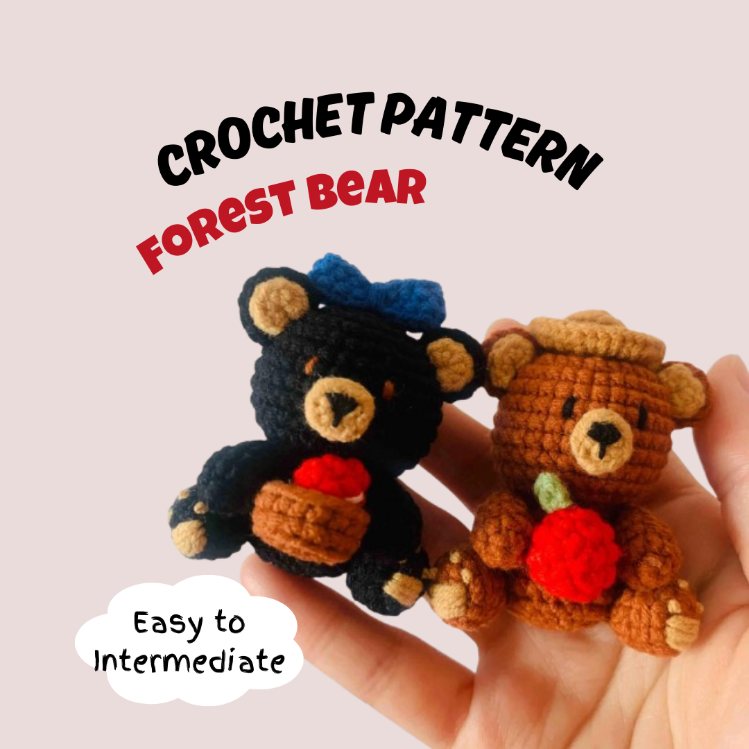 2-IN-1 Forest Bear Crochet Pattern