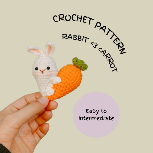 Rabbit Love Shape Crochet Pattern