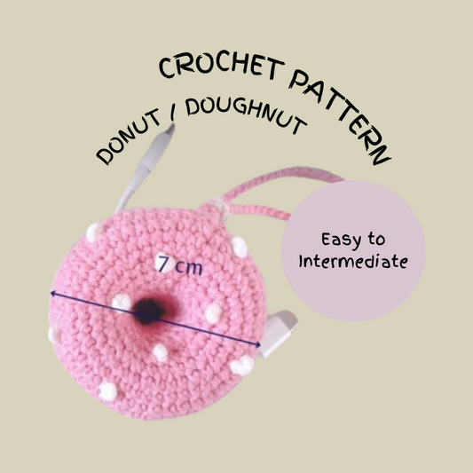 Donut Cable Holder Crochet Pattern