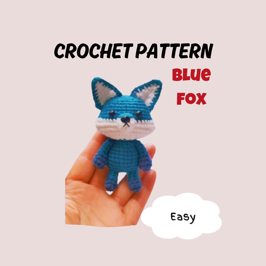 Blue Fox Crochet Pattern