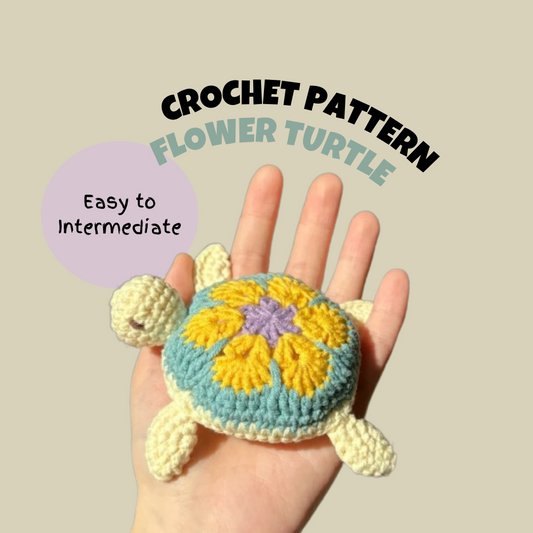 Flower Turtle Crochet Pattern
