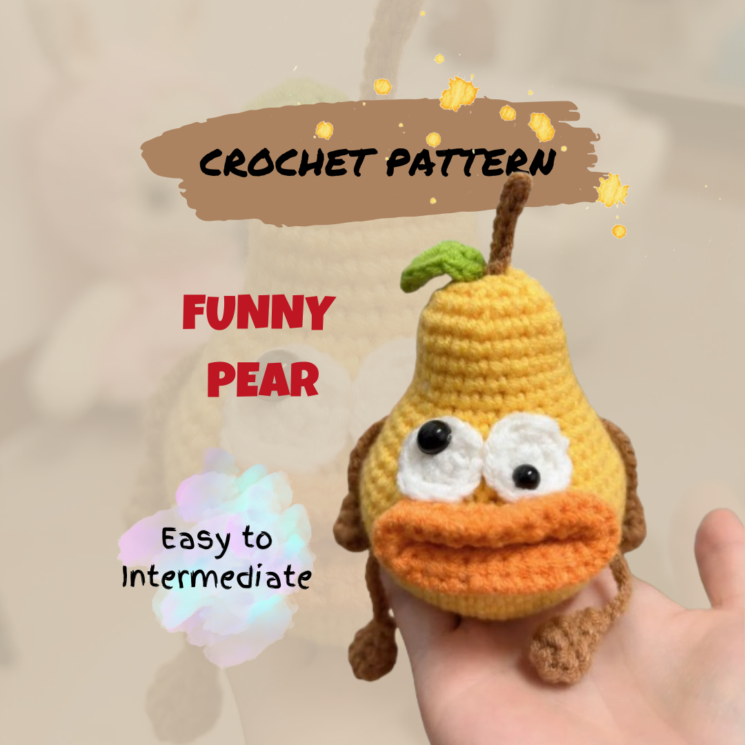 Funny Pear Crochet Pattern