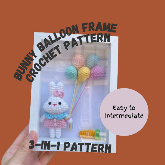 Bunny Carrot Balloons Crochet Pattern