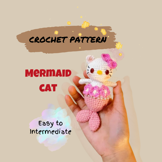 Mermaid Cat Crochet Pattern