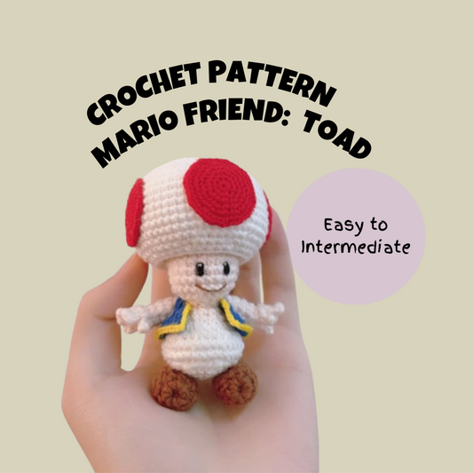 Toad Inspired Crochet Pattern