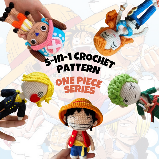 One Piece Series 5-in-1 Crochet Pattern