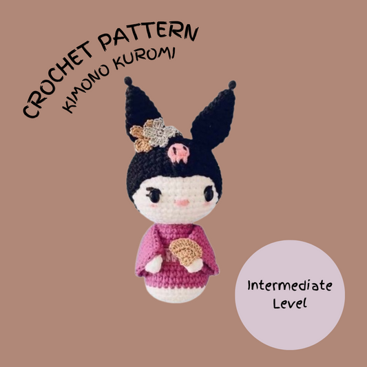 Kimono Kuromi Crochet Pattern