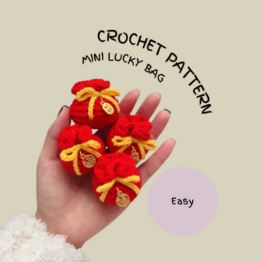 Lunar New Year Lucky Bag Crochet Pattern