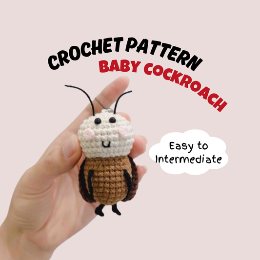 Baby Cockroach Crochet Pattern