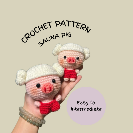 Sauna Pig Crochet Pattern
