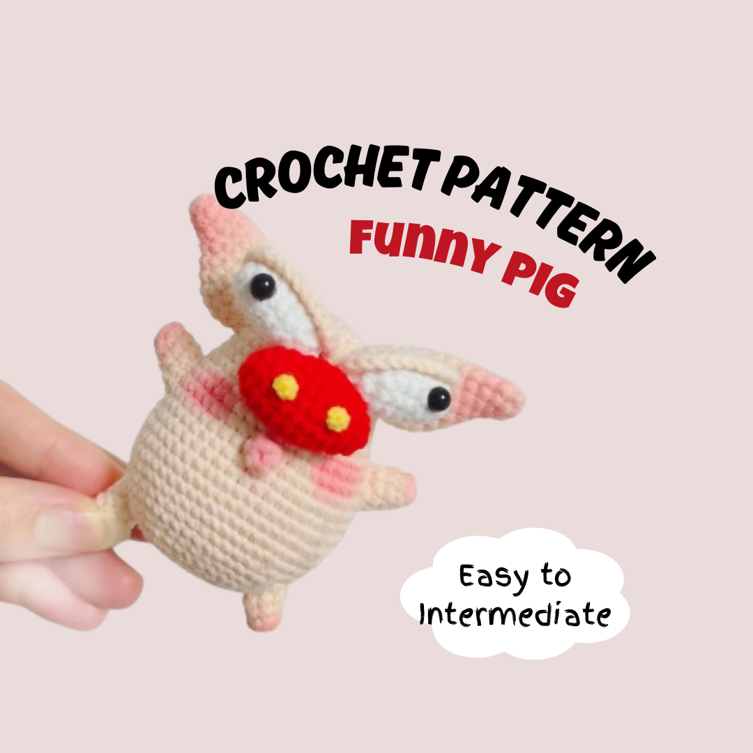 Funny Pig Crochet Pattern