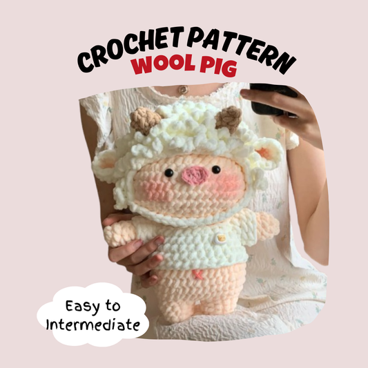 Wool Pig Crochet Pattern