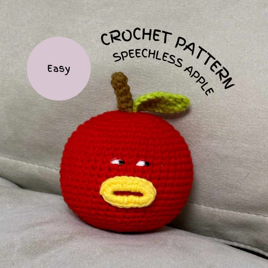 Speechless Apple Crochet Pattern