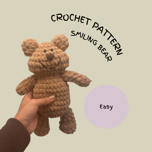 Smiling Bear Crochet Pattern