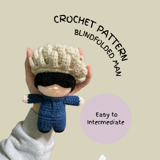 Blindfolded Man Crochet Pattern