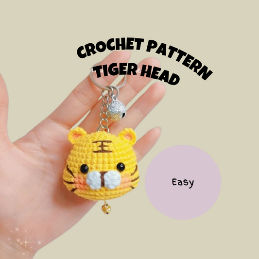 Tiger Head Crochet Pattern