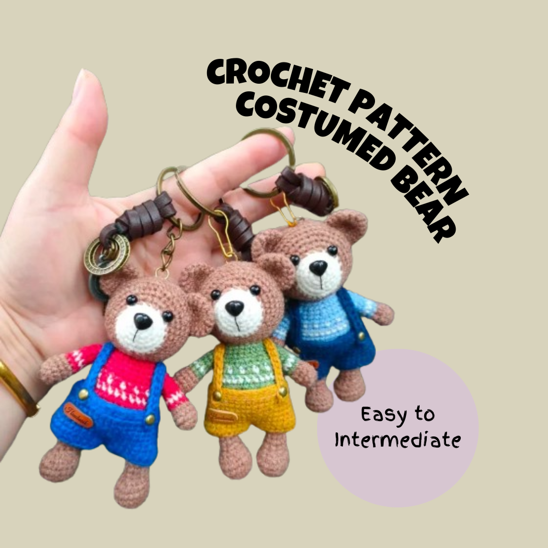 Costumed Bear Crochet Pattern