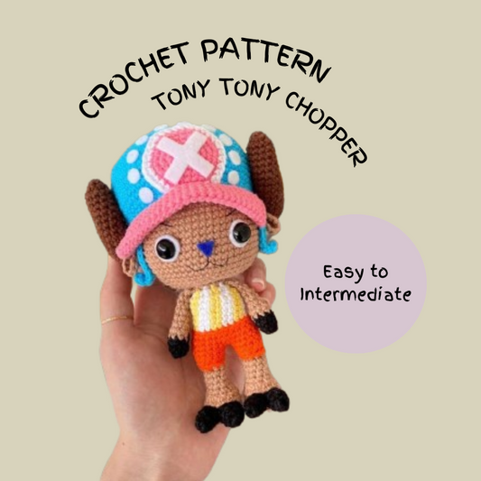 Tony Tony Chopper Inspired Crochet Pattern