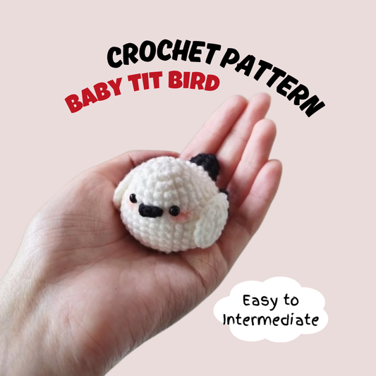 Baby Tit Bird Crochet Pattern