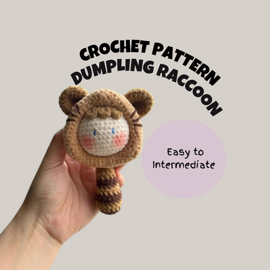 Dumpling Raccoon Crochet Pattern