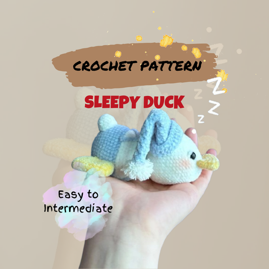 Sleepy Duck Crochet Pattern