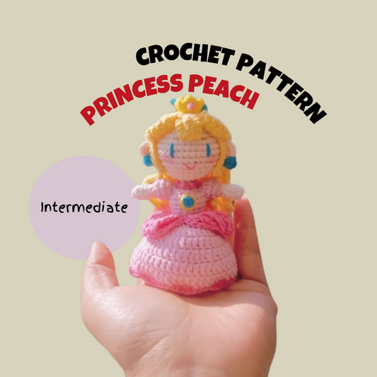 Princess Peach Inspired Crochet Pattern
