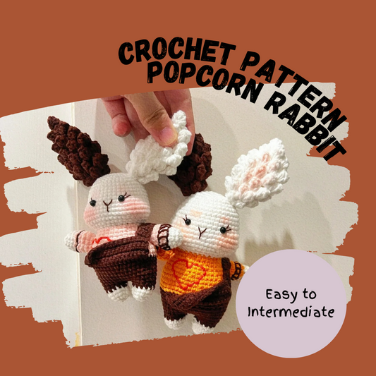 Popcorn Rabbit Crochet Pattern