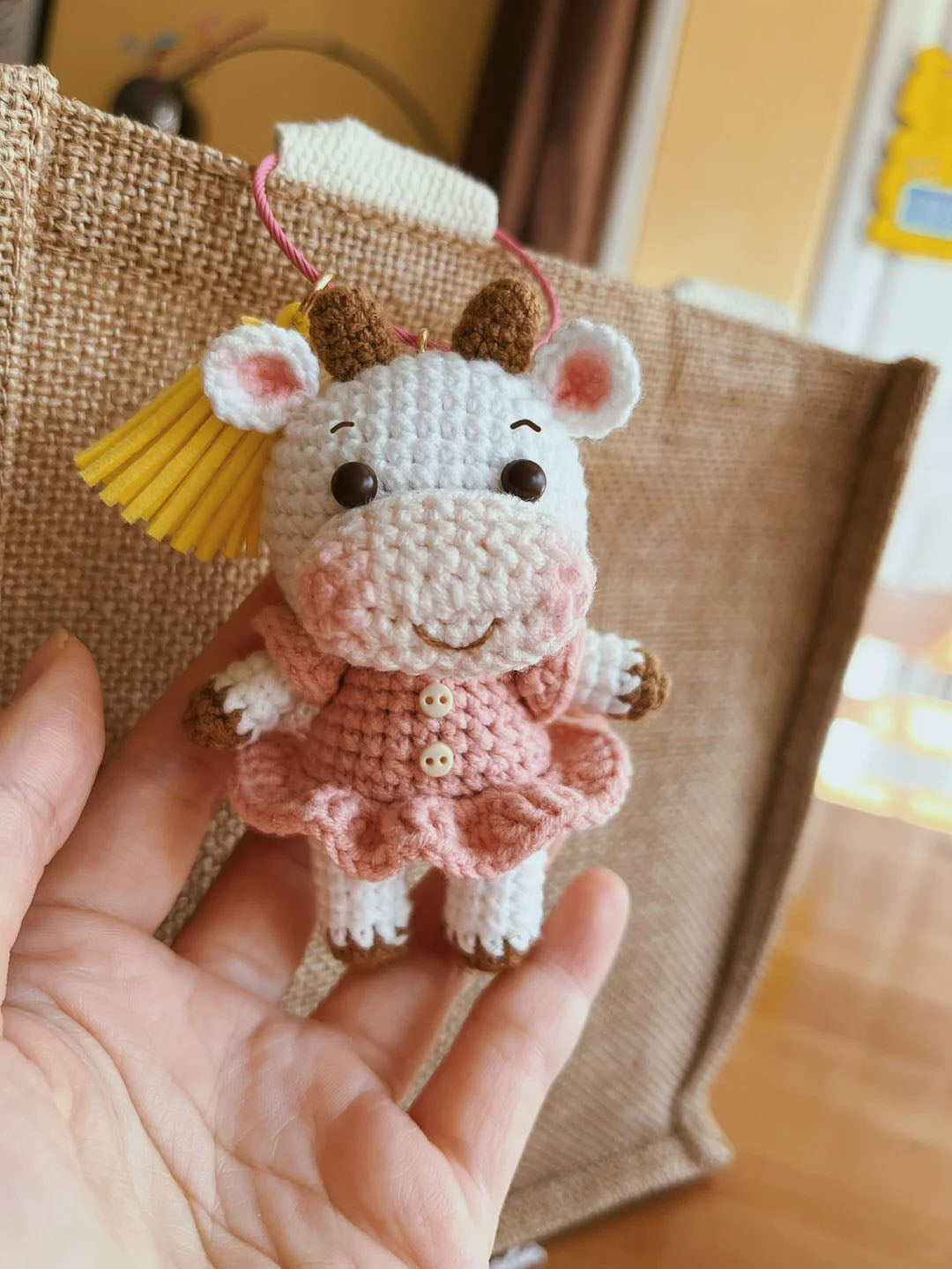 Dressed Cow Crochet Pattern