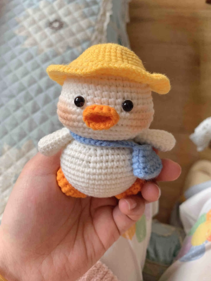 Kawaii Duck with Shoulder Bag Crochet Pattern