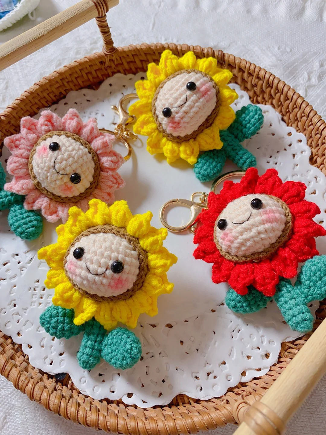 Mini Sunflower Crochet Pattern