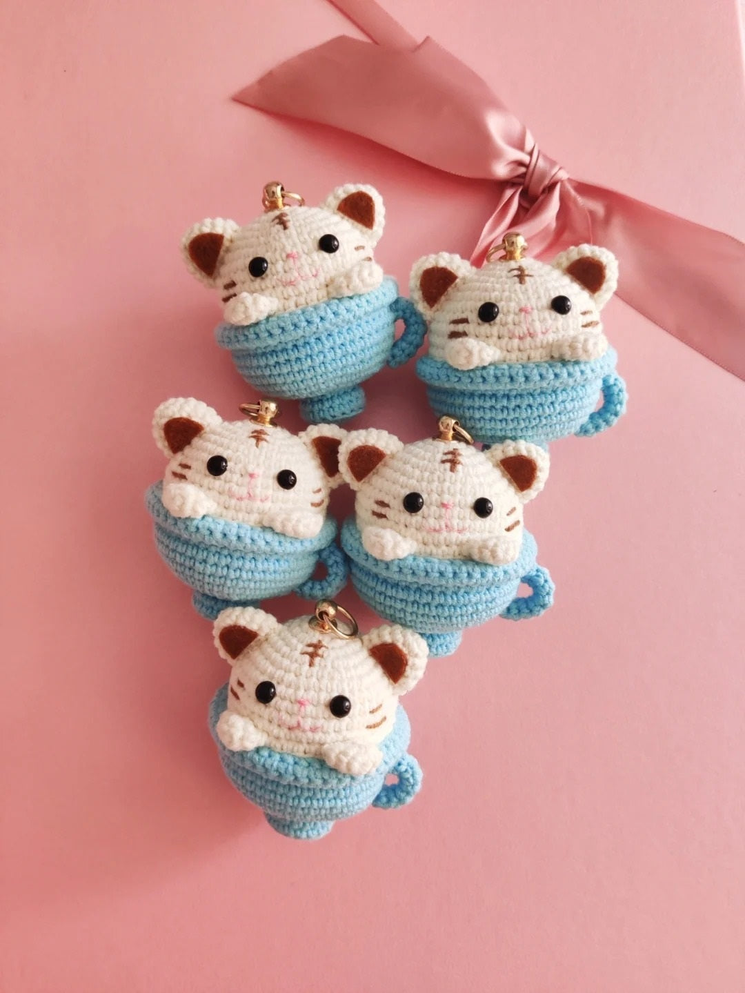 Tea Cup Cat Crochet Pattern